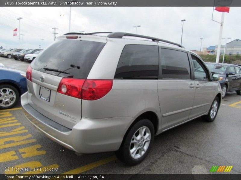 Silver Shadow Pearl / Stone Gray 2006 Toyota Sienna XLE AWD