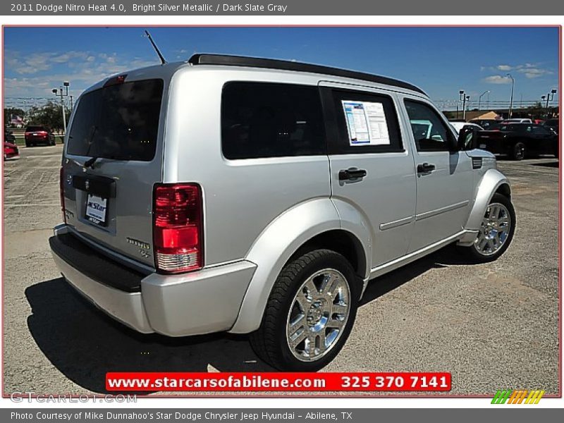 Bright Silver Metallic / Dark Slate Gray 2011 Dodge Nitro Heat 4.0
