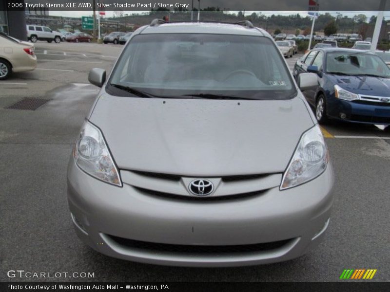 Silver Shadow Pearl / Stone Gray 2006 Toyota Sienna XLE AWD