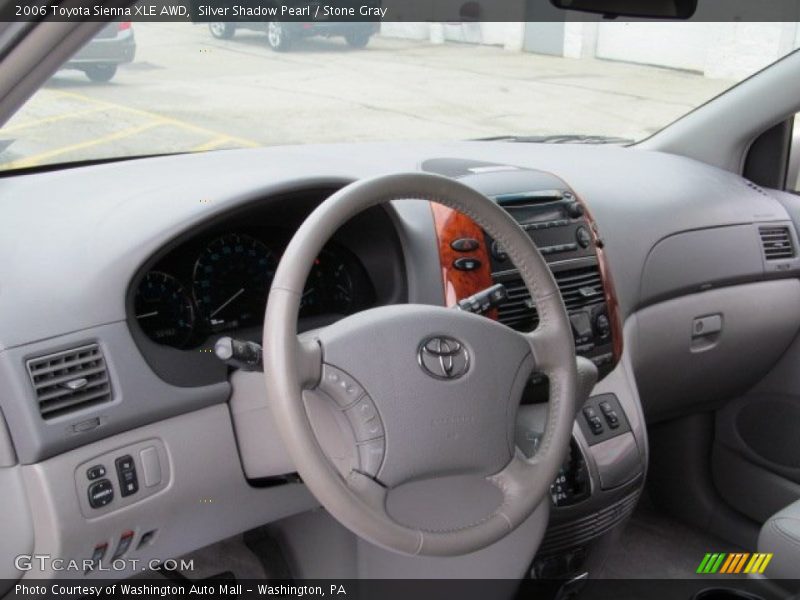 Silver Shadow Pearl / Stone Gray 2006 Toyota Sienna XLE AWD