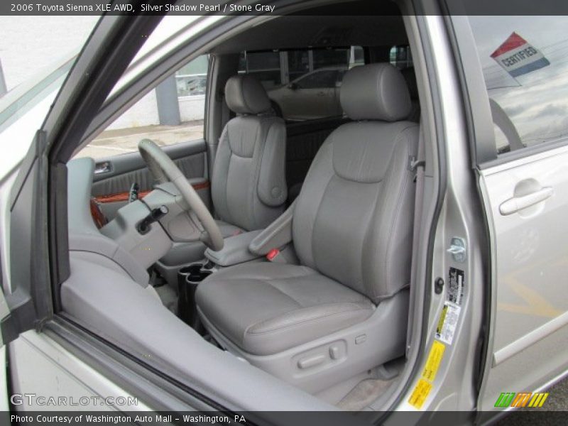 Silver Shadow Pearl / Stone Gray 2006 Toyota Sienna XLE AWD