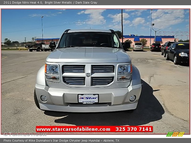 Bright Silver Metallic / Dark Slate Gray 2011 Dodge Nitro Heat 4.0