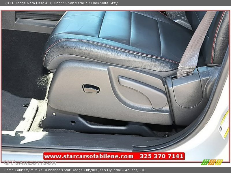 Bright Silver Metallic / Dark Slate Gray 2011 Dodge Nitro Heat 4.0