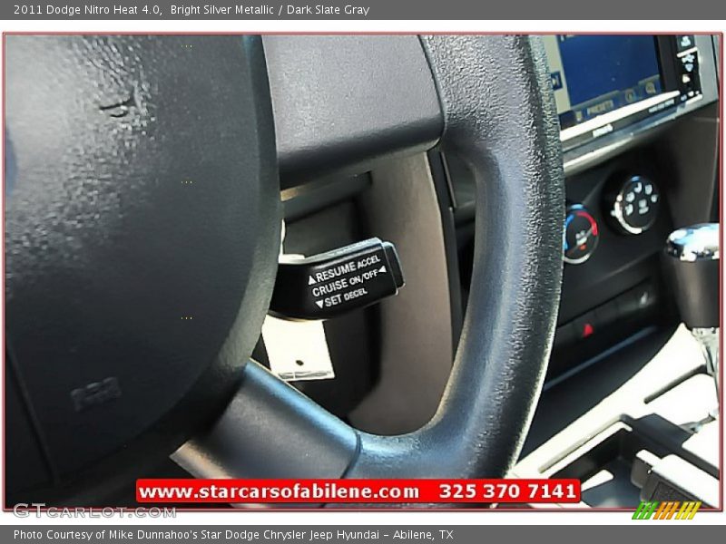 Bright Silver Metallic / Dark Slate Gray 2011 Dodge Nitro Heat 4.0