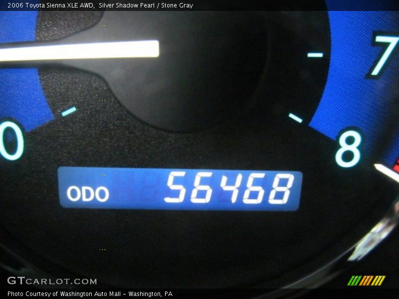 Silver Shadow Pearl / Stone Gray 2006 Toyota Sienna XLE AWD