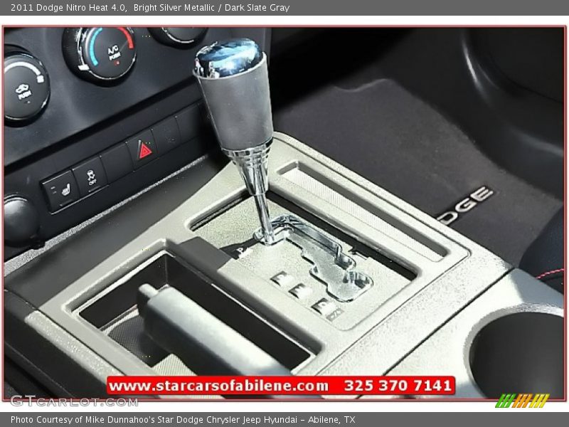 Bright Silver Metallic / Dark Slate Gray 2011 Dodge Nitro Heat 4.0