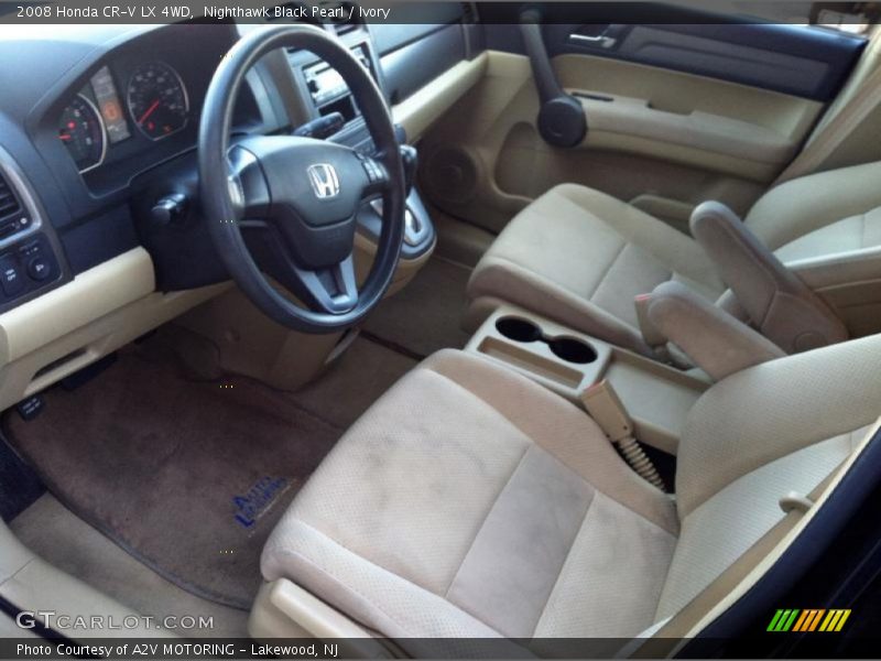 Nighthawk Black Pearl / Ivory 2008 Honda CR-V LX 4WD
