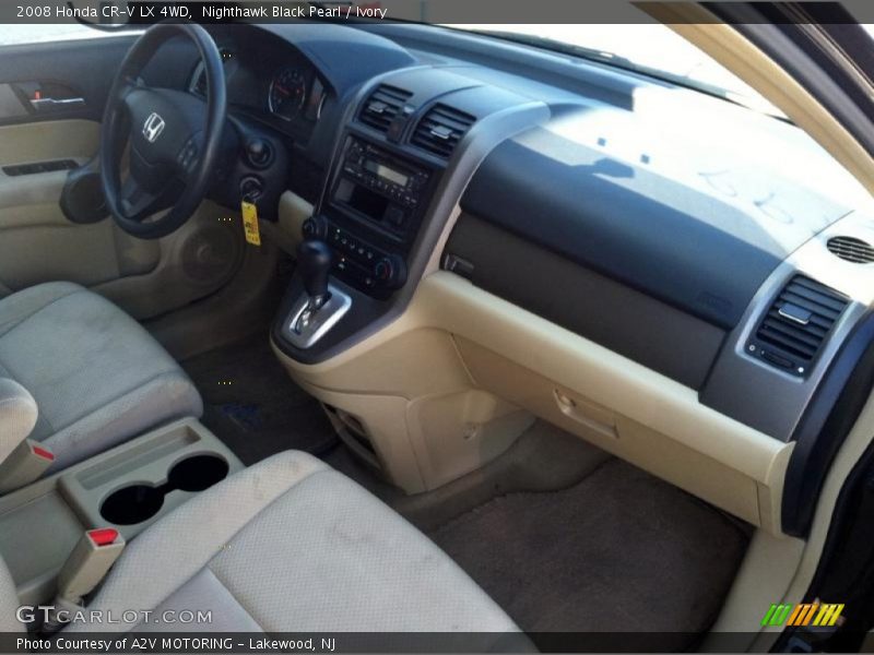 Nighthawk Black Pearl / Ivory 2008 Honda CR-V LX 4WD