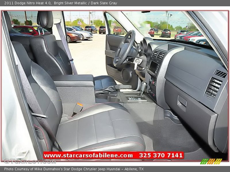 Bright Silver Metallic / Dark Slate Gray 2011 Dodge Nitro Heat 4.0