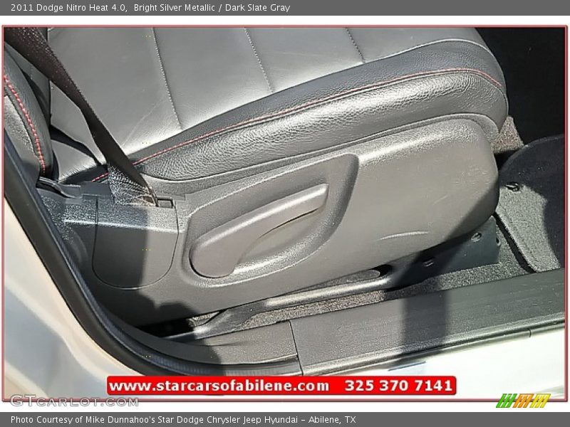 Bright Silver Metallic / Dark Slate Gray 2011 Dodge Nitro Heat 4.0