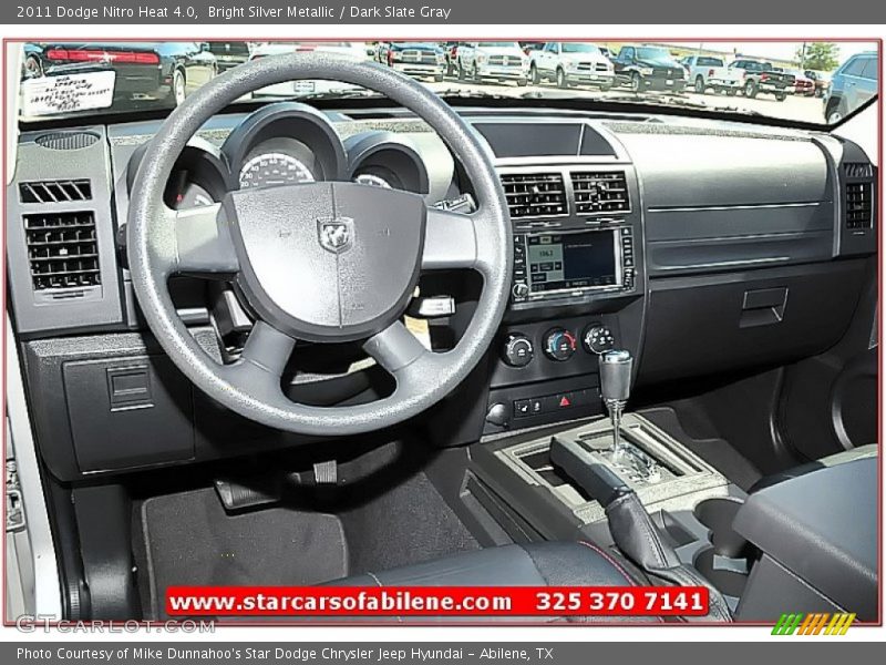 Bright Silver Metallic / Dark Slate Gray 2011 Dodge Nitro Heat 4.0