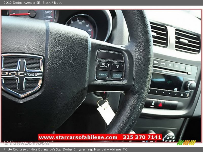 Black / Black 2012 Dodge Avenger SE