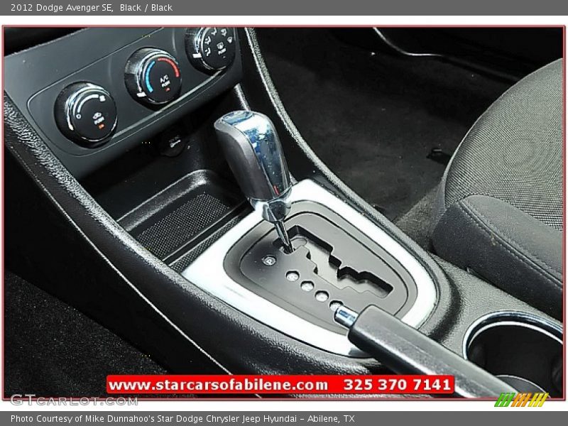 Black / Black 2012 Dodge Avenger SE