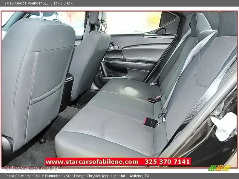 Black / Black 2012 Dodge Avenger SE