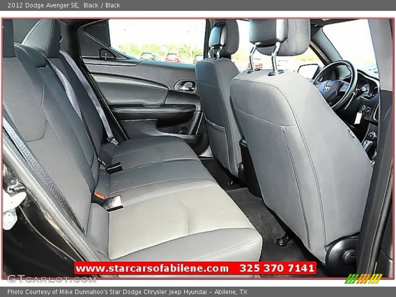 Black / Black 2012 Dodge Avenger SE