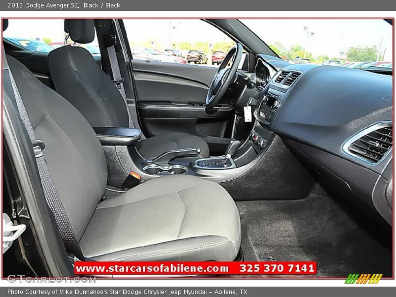 Black / Black 2012 Dodge Avenger SE