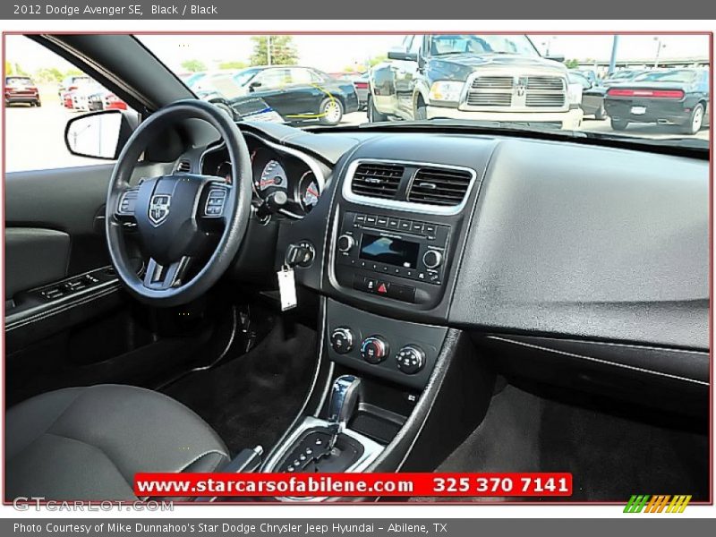 Black / Black 2012 Dodge Avenger SE