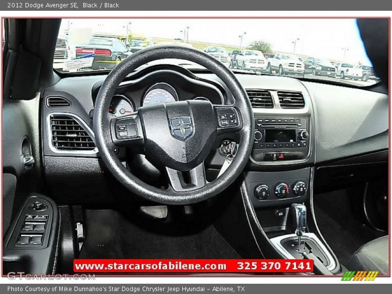 Black / Black 2012 Dodge Avenger SE