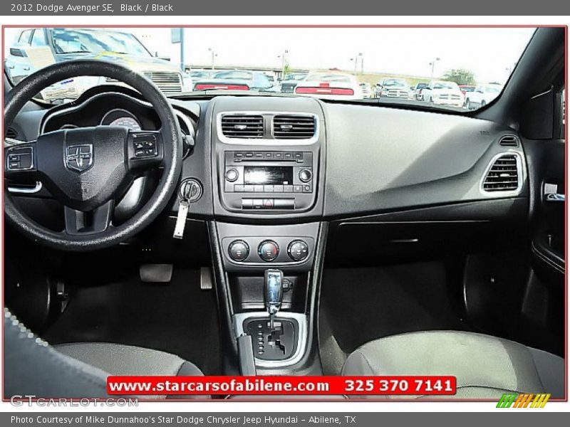 Black / Black 2012 Dodge Avenger SE