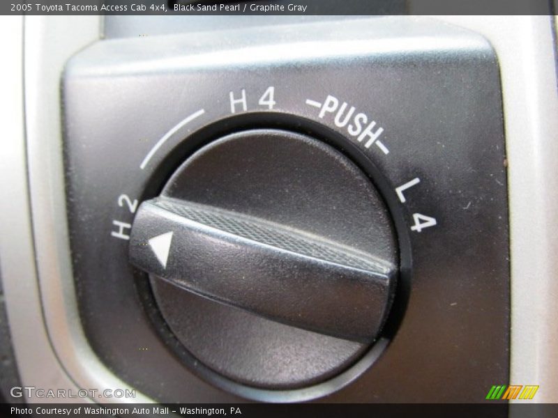 Black Sand Pearl / Graphite Gray 2005 Toyota Tacoma Access Cab 4x4