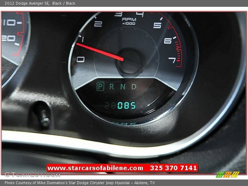 Black / Black 2012 Dodge Avenger SE