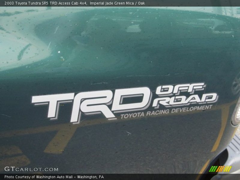 Imperial Jade Green Mica / Oak 2003 Toyota Tundra SR5 TRD Access Cab 4x4
