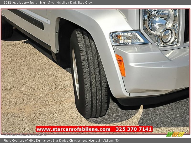 Bright Silver Metallic / Dark Slate Gray 2012 Jeep Liberty Sport