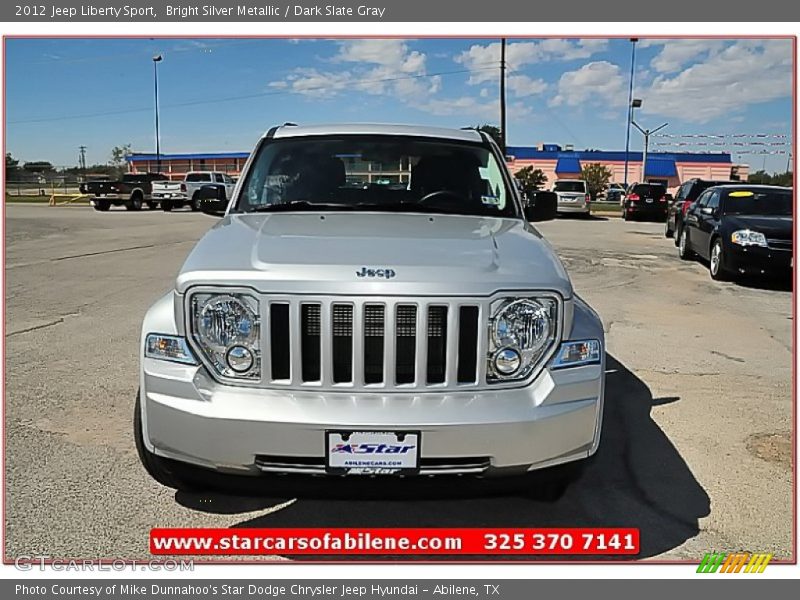 Bright Silver Metallic / Dark Slate Gray 2012 Jeep Liberty Sport