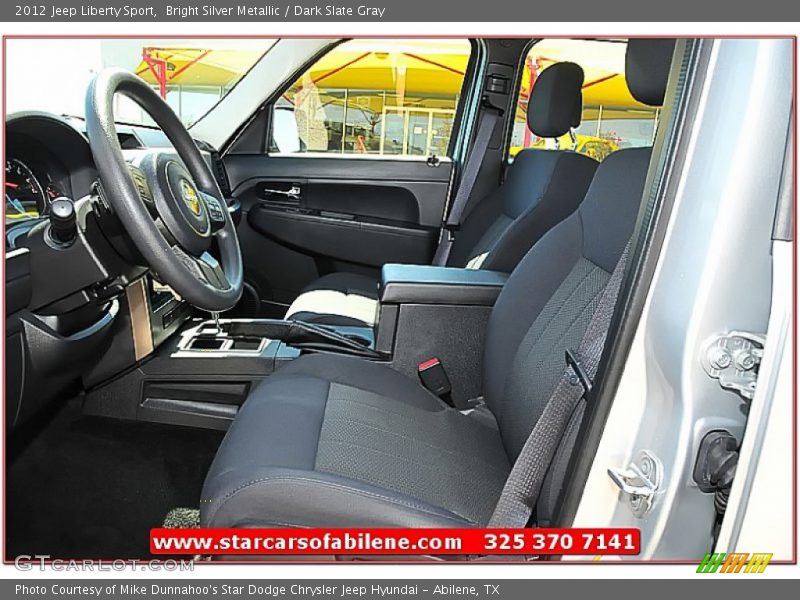 Bright Silver Metallic / Dark Slate Gray 2012 Jeep Liberty Sport