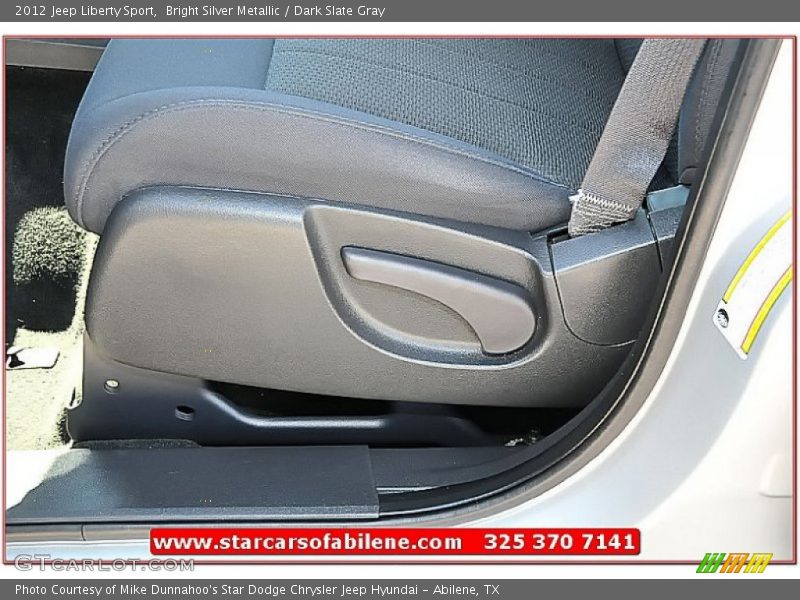 Bright Silver Metallic / Dark Slate Gray 2012 Jeep Liberty Sport
