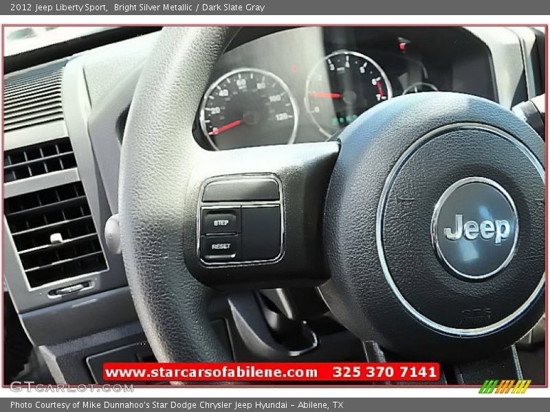 Bright Silver Metallic / Dark Slate Gray 2012 Jeep Liberty Sport