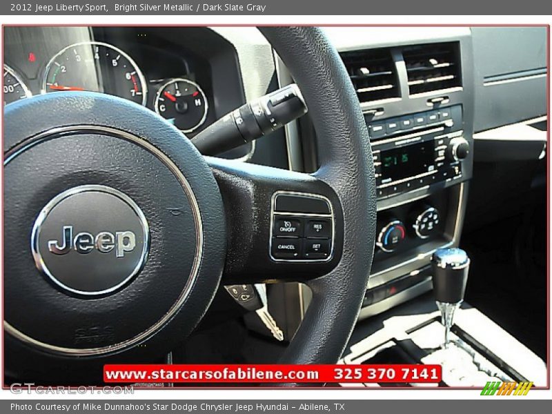 Bright Silver Metallic / Dark Slate Gray 2012 Jeep Liberty Sport