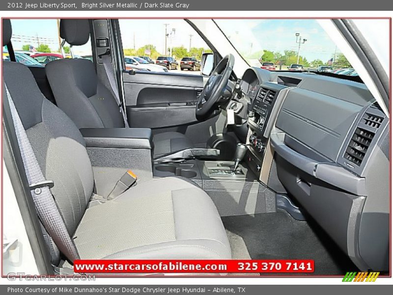 Bright Silver Metallic / Dark Slate Gray 2012 Jeep Liberty Sport