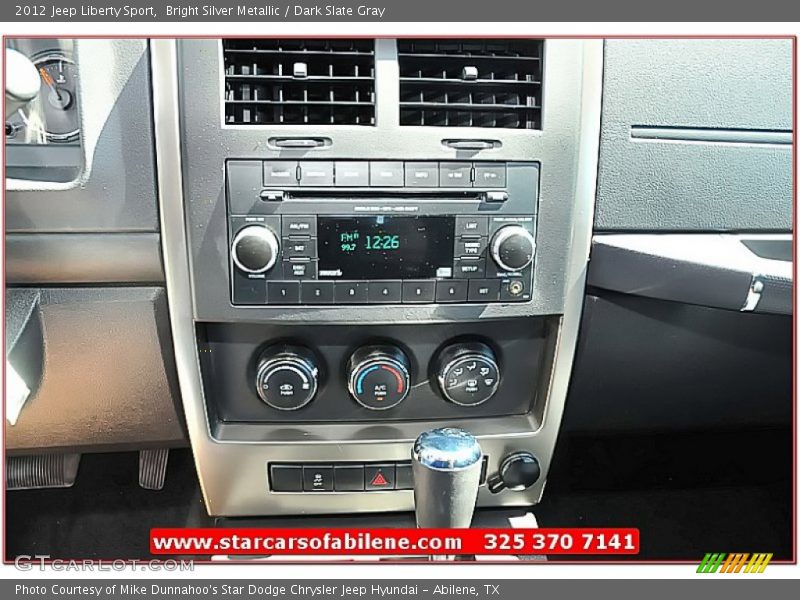 Bright Silver Metallic / Dark Slate Gray 2012 Jeep Liberty Sport