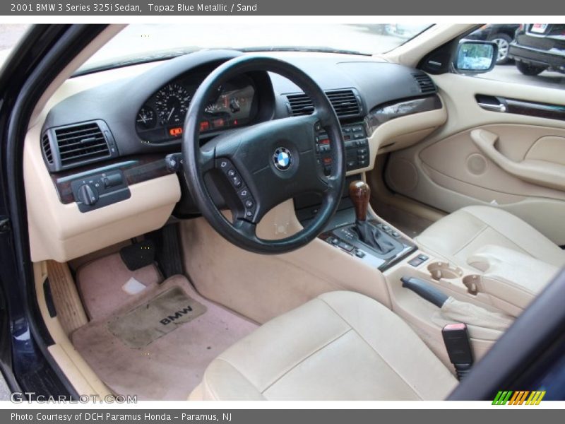 Topaz Blue Metallic / Sand 2001 BMW 3 Series 325i Sedan