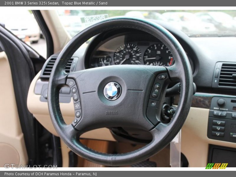 Topaz Blue Metallic / Sand 2001 BMW 3 Series 325i Sedan