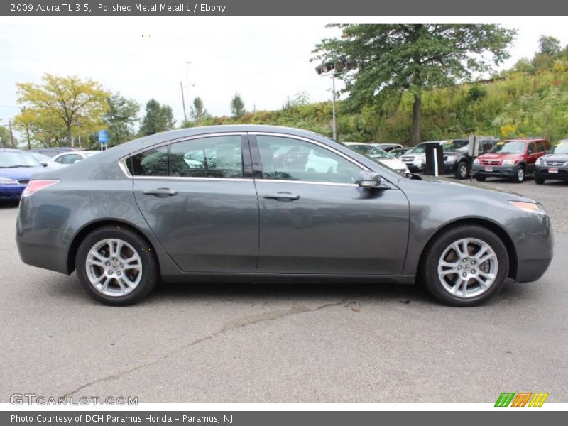 Polished Metal Metallic / Ebony 2009 Acura TL 3.5