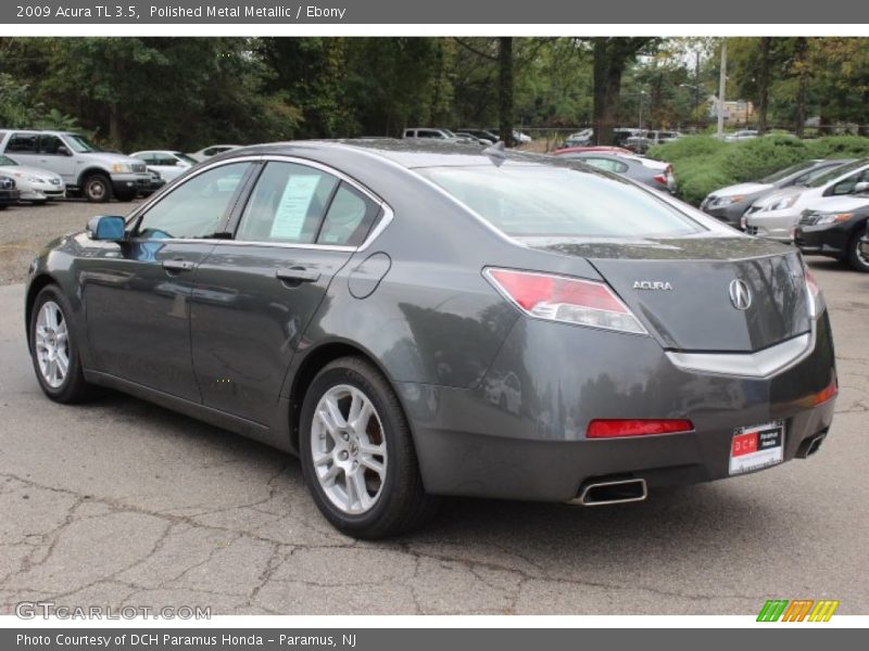 Polished Metal Metallic / Ebony 2009 Acura TL 3.5