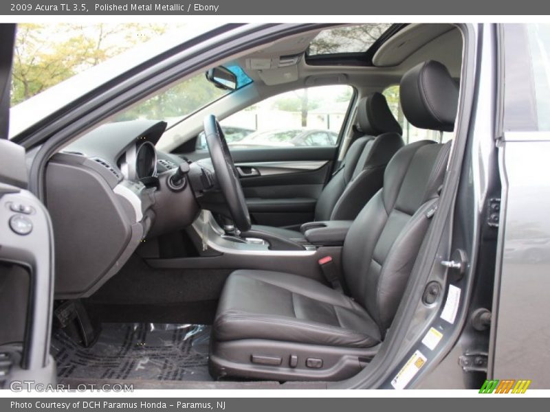 Polished Metal Metallic / Ebony 2009 Acura TL 3.5