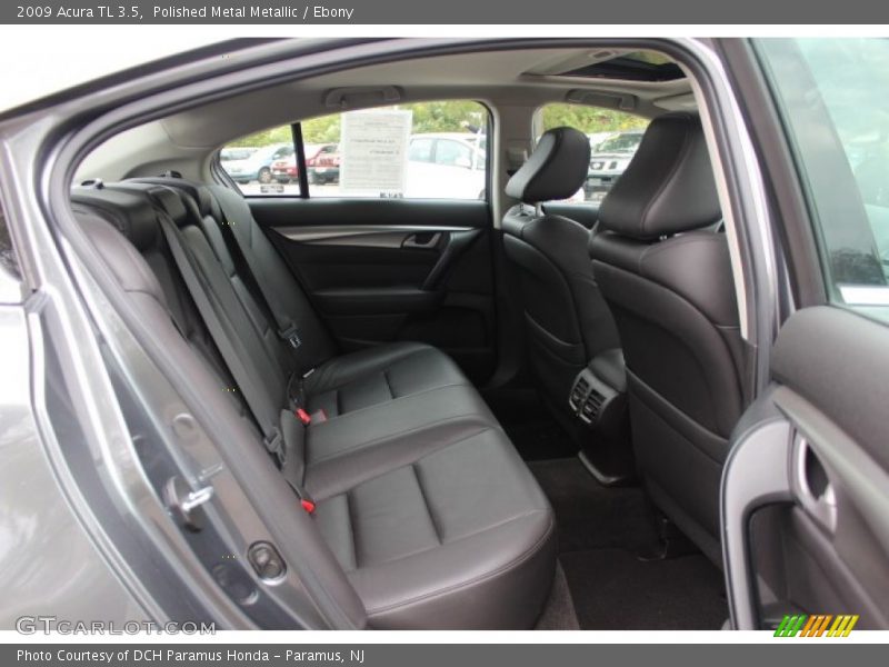 Polished Metal Metallic / Ebony 2009 Acura TL 3.5
