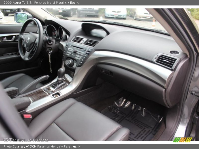 Polished Metal Metallic / Ebony 2009 Acura TL 3.5
