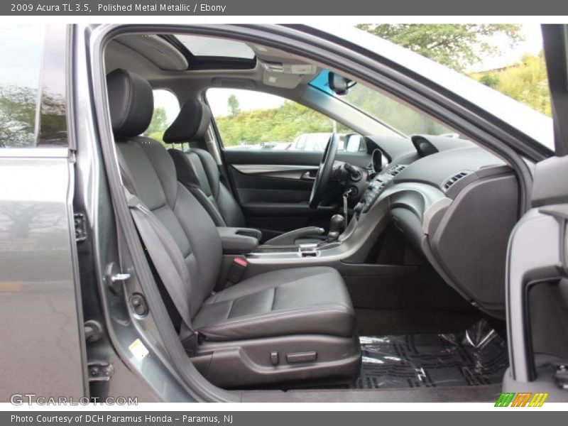 Polished Metal Metallic / Ebony 2009 Acura TL 3.5