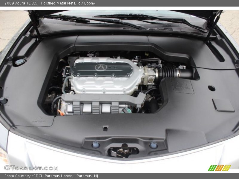 Polished Metal Metallic / Ebony 2009 Acura TL 3.5