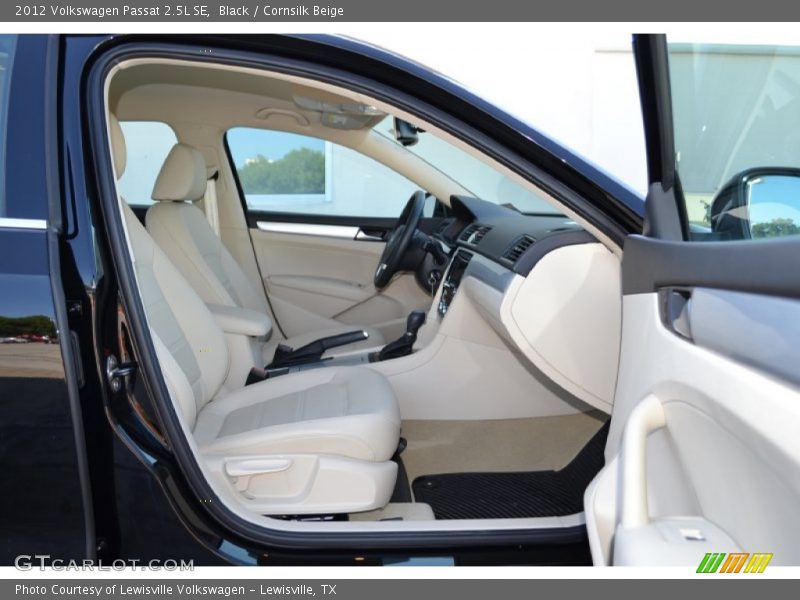 Black / Cornsilk Beige 2012 Volkswagen Passat 2.5L SE