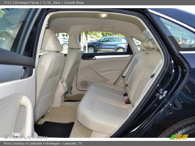 Black / Cornsilk Beige 2012 Volkswagen Passat 2.5L SE