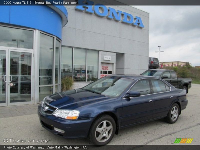Eternal Blue Pearl / Parchment 2002 Acura TL 3.2