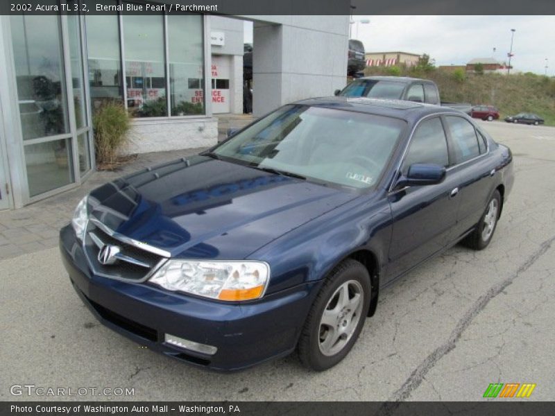 Eternal Blue Pearl / Parchment 2002 Acura TL 3.2