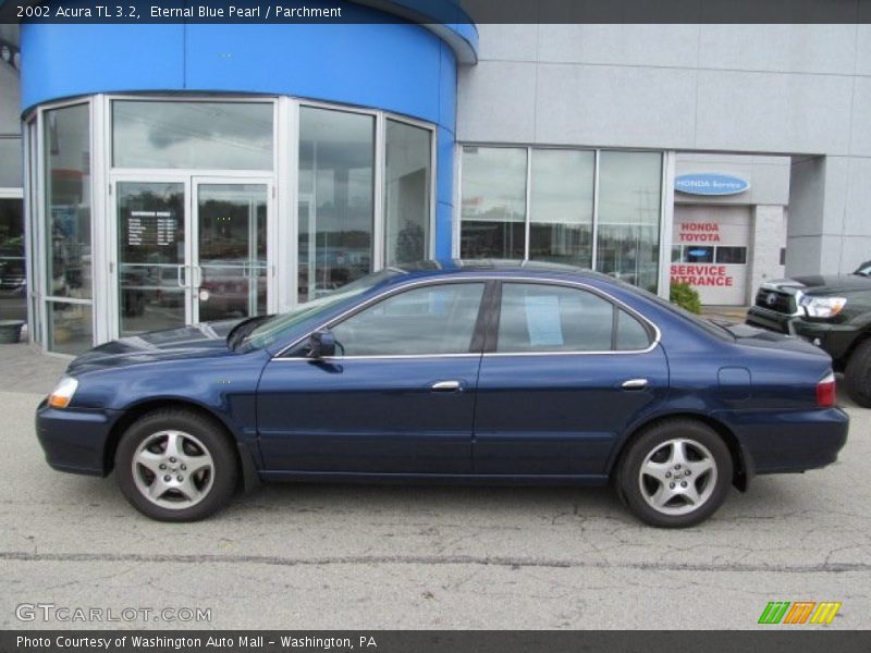 Eternal Blue Pearl / Parchment 2002 Acura TL 3.2