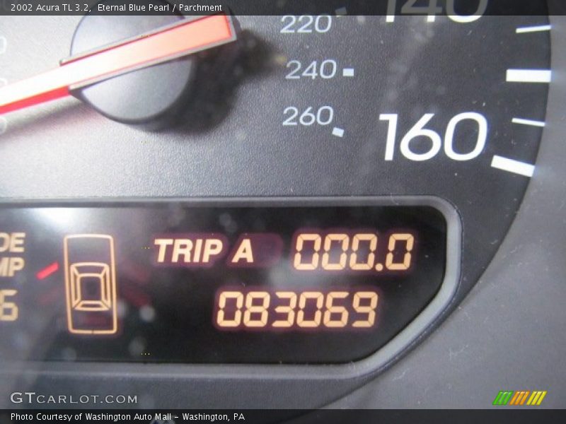 Eternal Blue Pearl / Parchment 2002 Acura TL 3.2