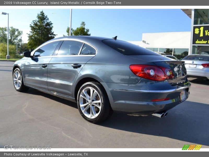 Island Grey Metallic / Cornsilk Beige Two-Tone 2009 Volkswagen CC Luxury
